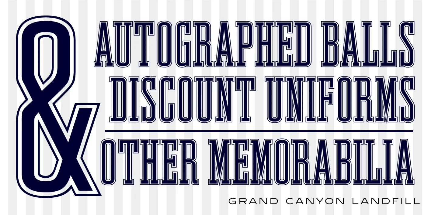 Grand Canyon Font