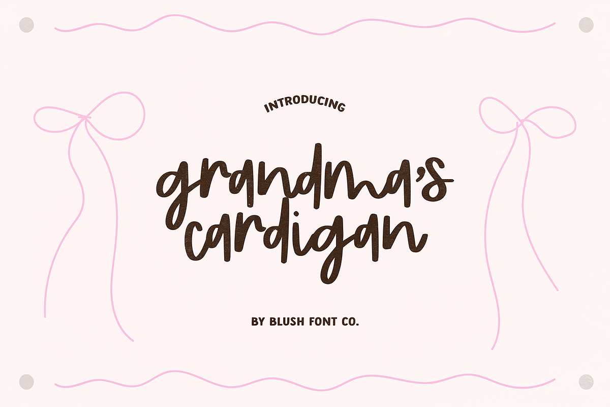 Grandma's Cardigan Brush Script Font Free Download Free Download Grandma's Cardigan Brush Script Font Free Download Free Download