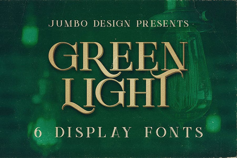 Green Light - Vintage Style Font Free Download Green Light - Vintage Style Font Free Download