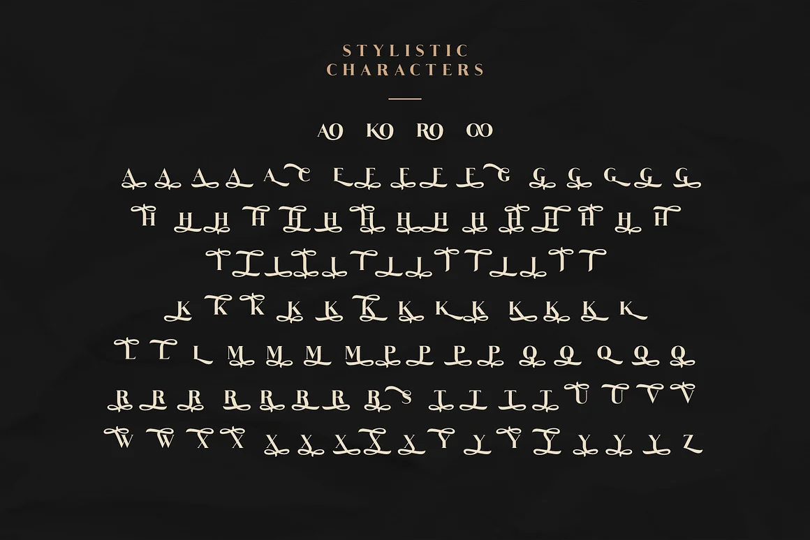 Groce - Stylistic Serif Font