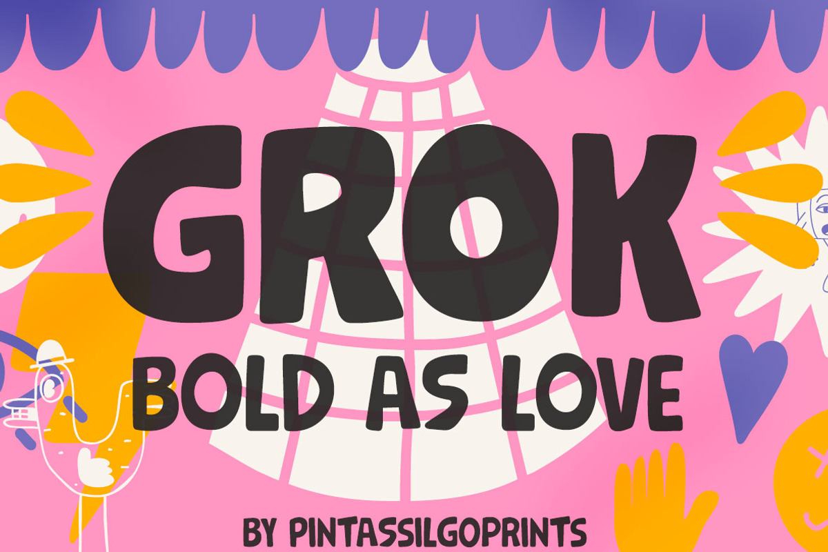 Grok Family: 2 fonts, bold as love Free Download Free Download Grok Family: 2 fonts, bold as love Free Download Free Download