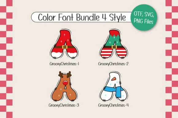 Groovy Christmas Christmas Font Font