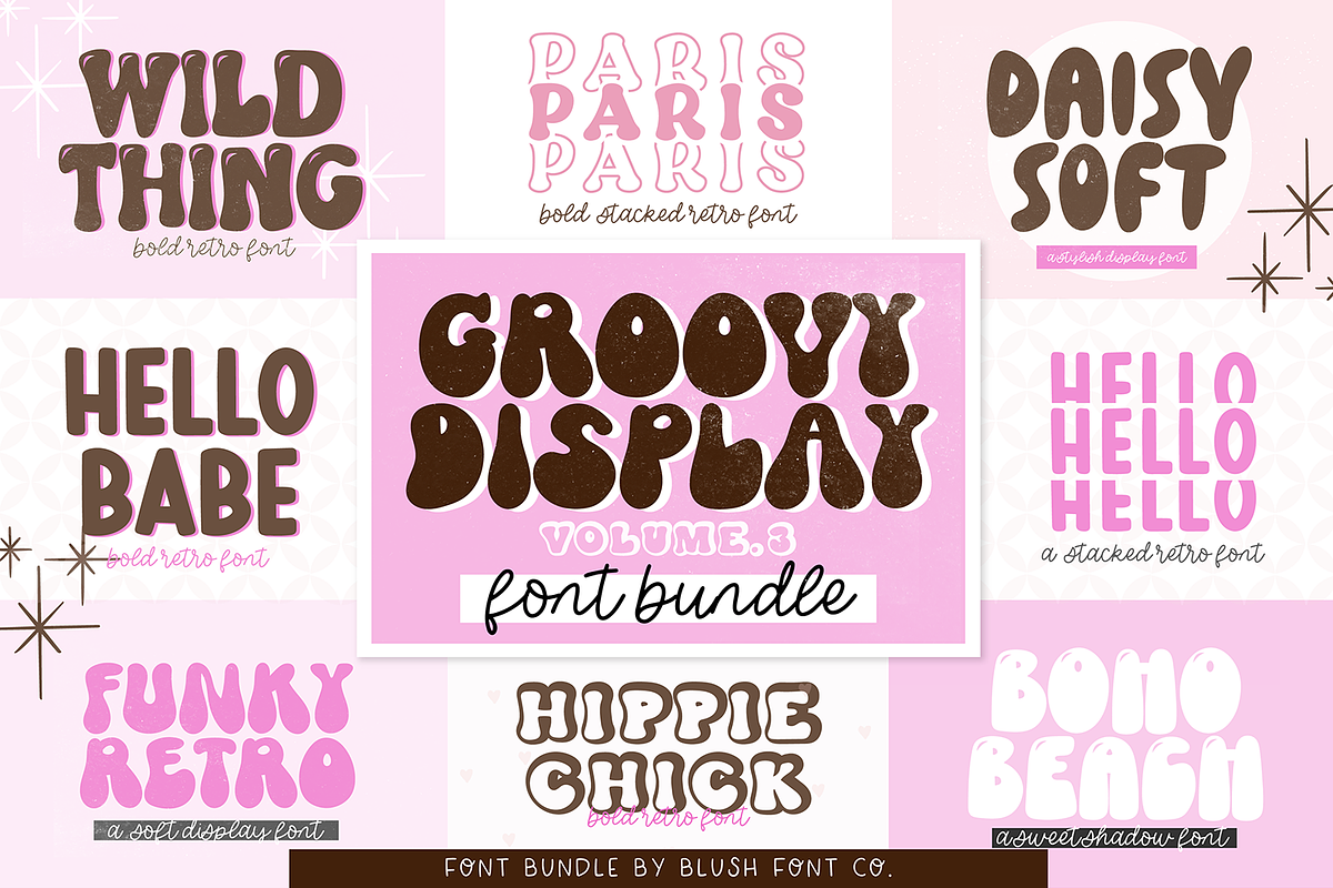 GROOVY DISPLAY FONT BUNDLE V3 Free Download Free Download GROOVY DISPLAY FONT BUNDLE V3 Free Download Free Download