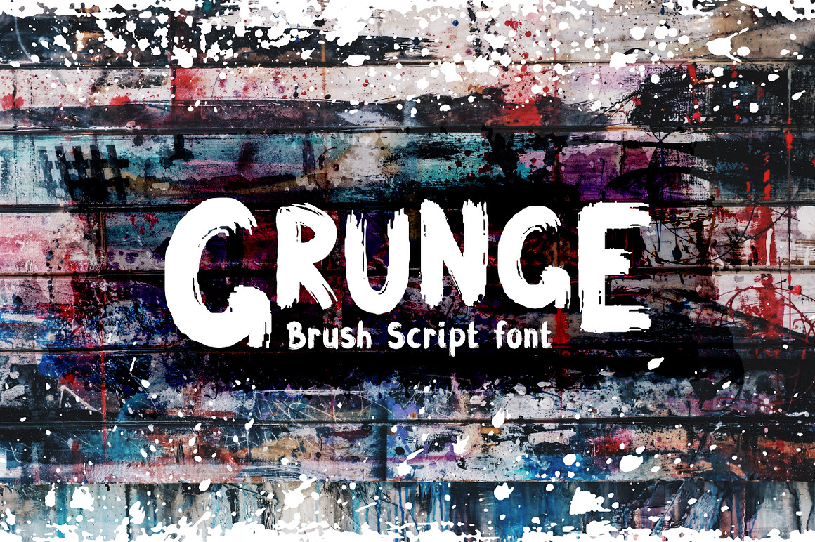 Grunge Latin and Cyrillic Brush Font Free Download Grunge Latin and Cyrillic Brush Font Free Download