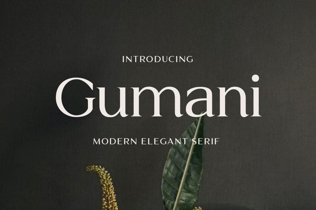 Gumani Serif Font Free Download Free Download