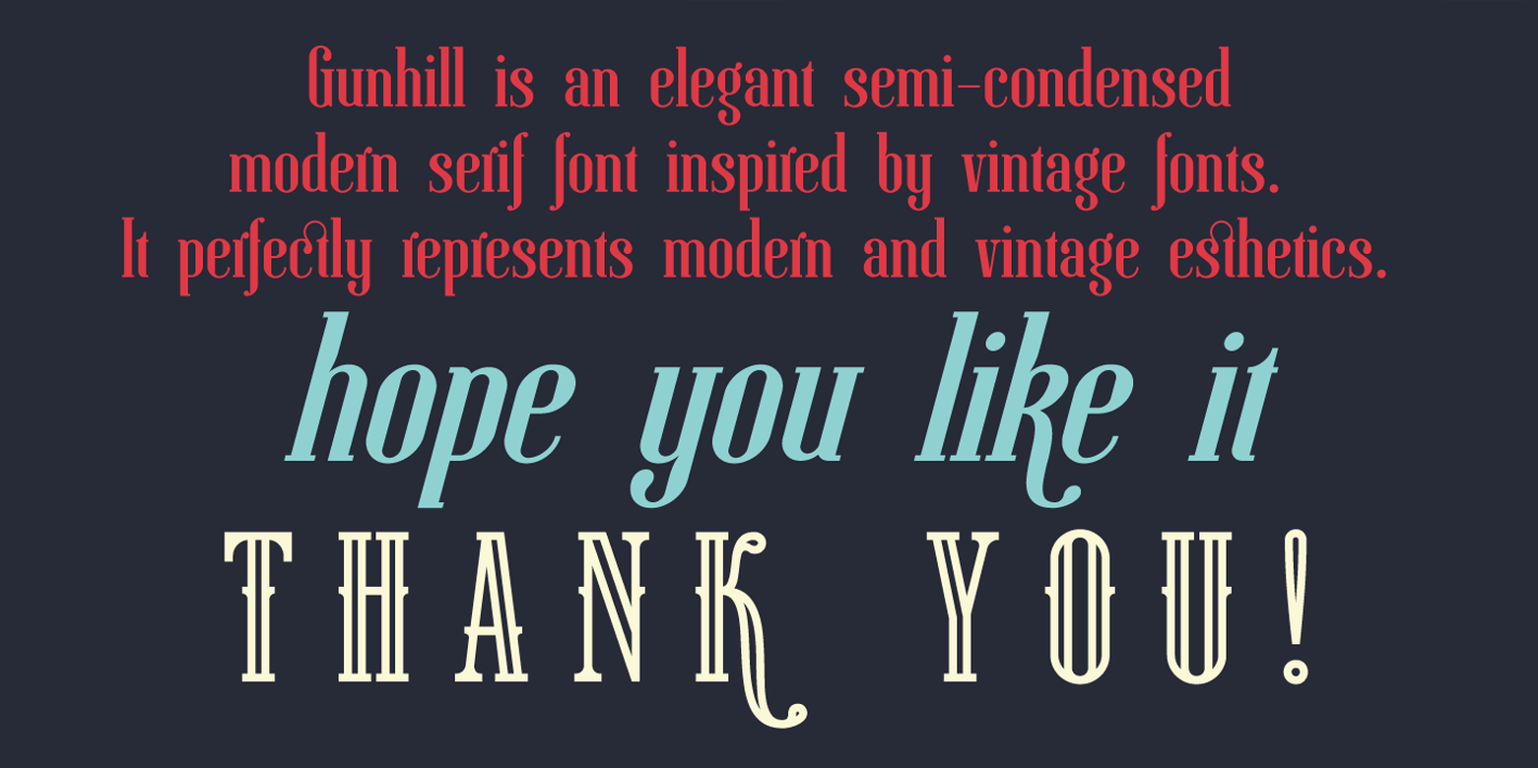 Gunhill Font Free Download Gunhill Font Free Download