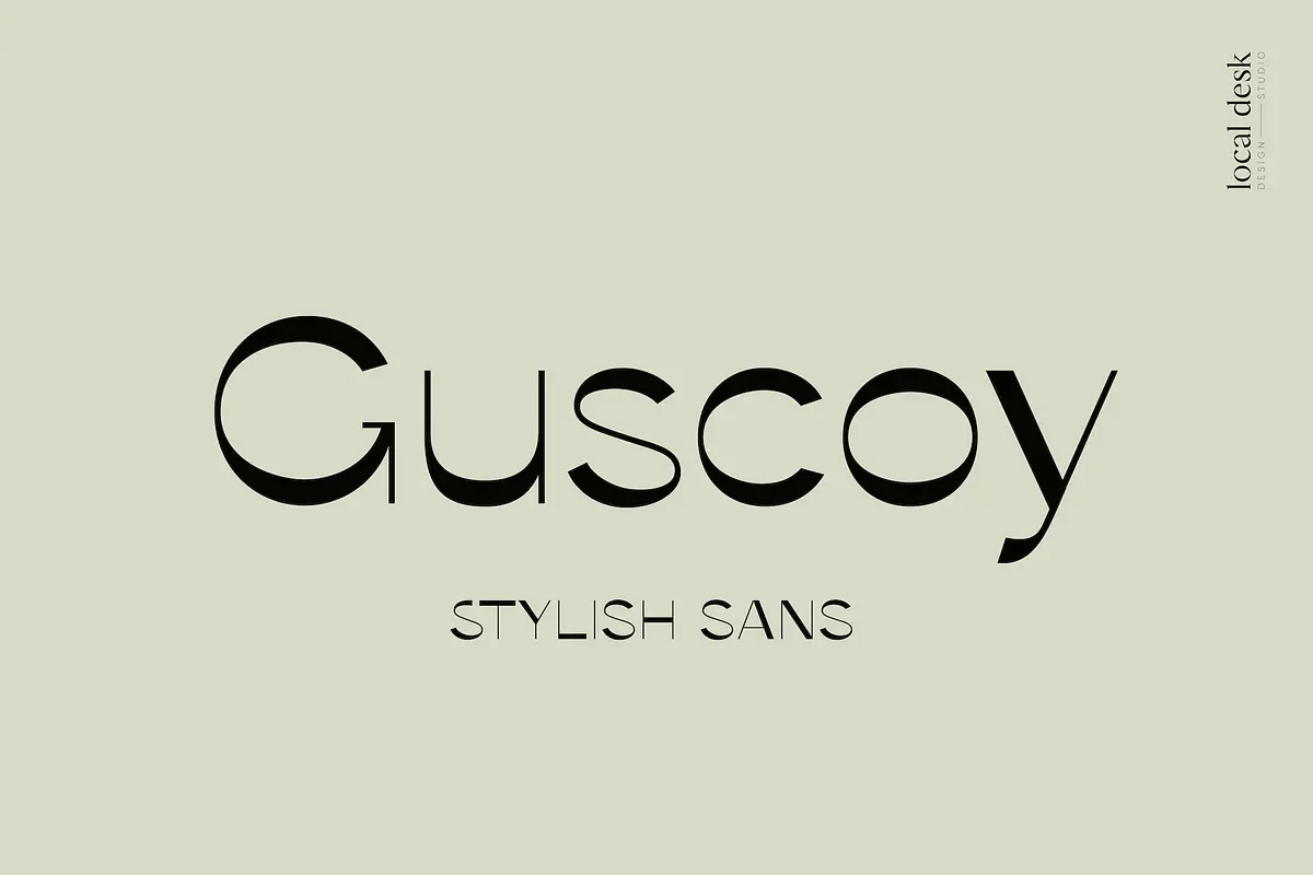 Guscoy – Stylish, High Contrast Sans Free Download Free Download Guscoy – Stylish, High Contrast Sans Free Download Free Download
