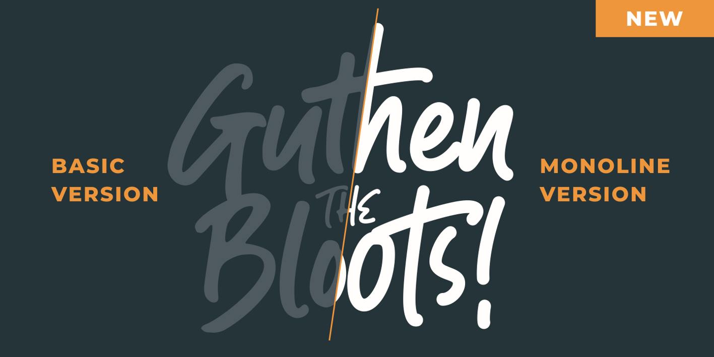 Guthen Bloots Font Free Download Guthen Bloots Font Free Download