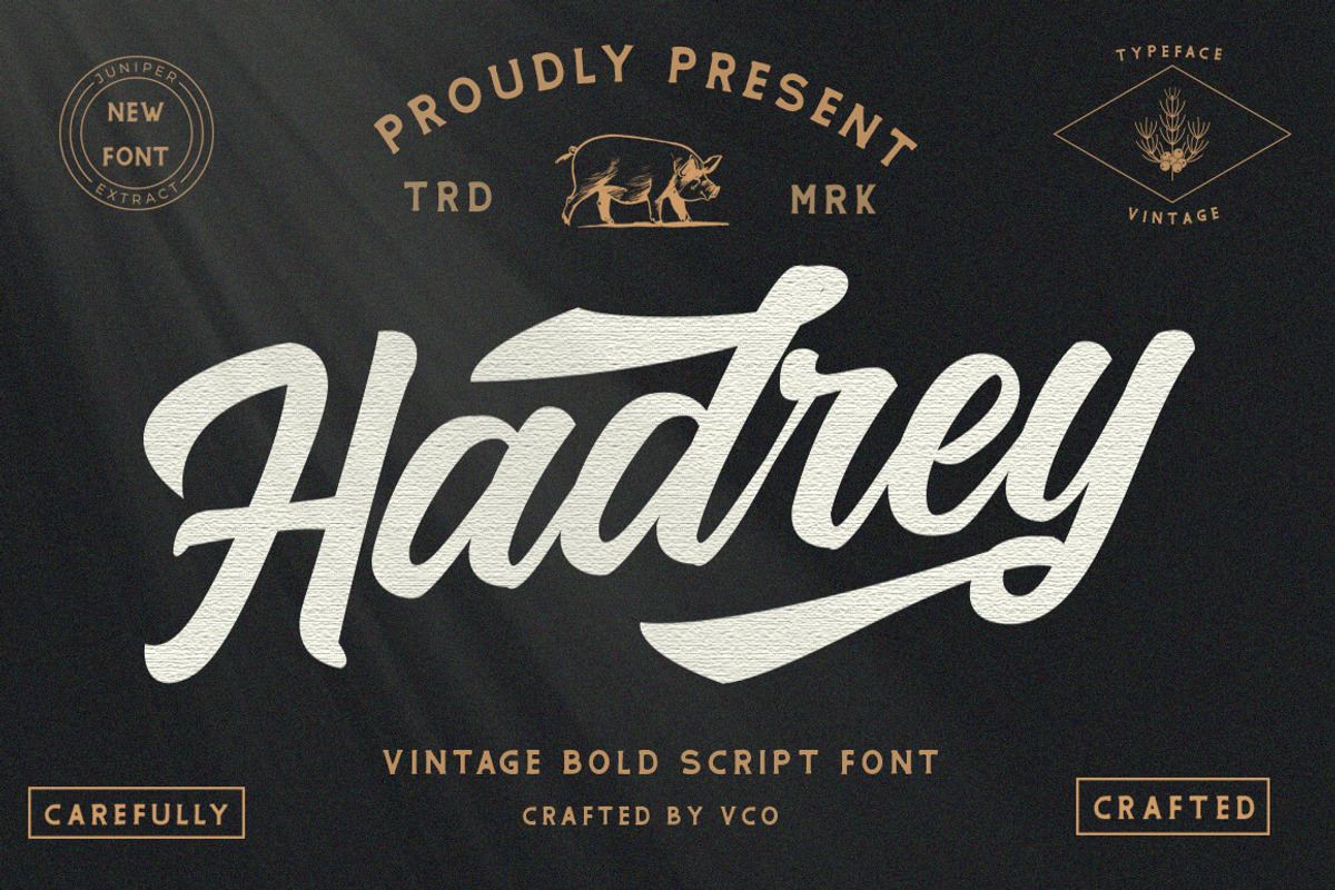 Hadrey - Vintage Bold Script Free Download Free Download Hadrey - Vintage Bold Script Free Download Free Download