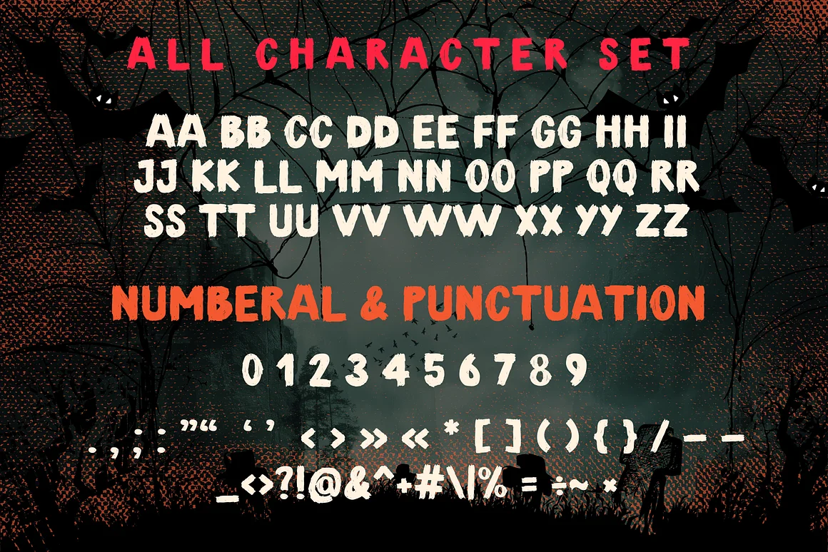 Halloween is a cool Halloween Font