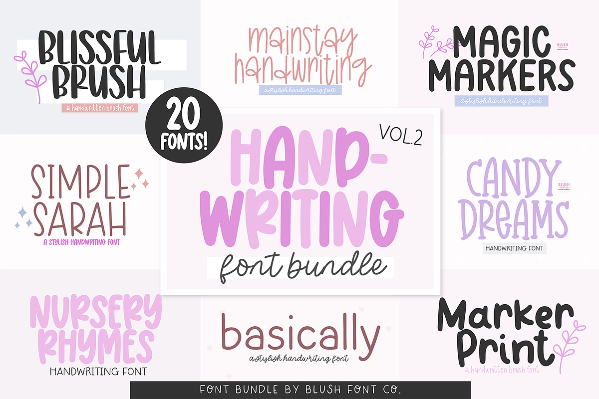 HANDWRITING FONT BUNDLE - 20 Fonts Free Download Free Download HANDWRITING FONT BUNDLE - 20 Fonts Free Download Free Download