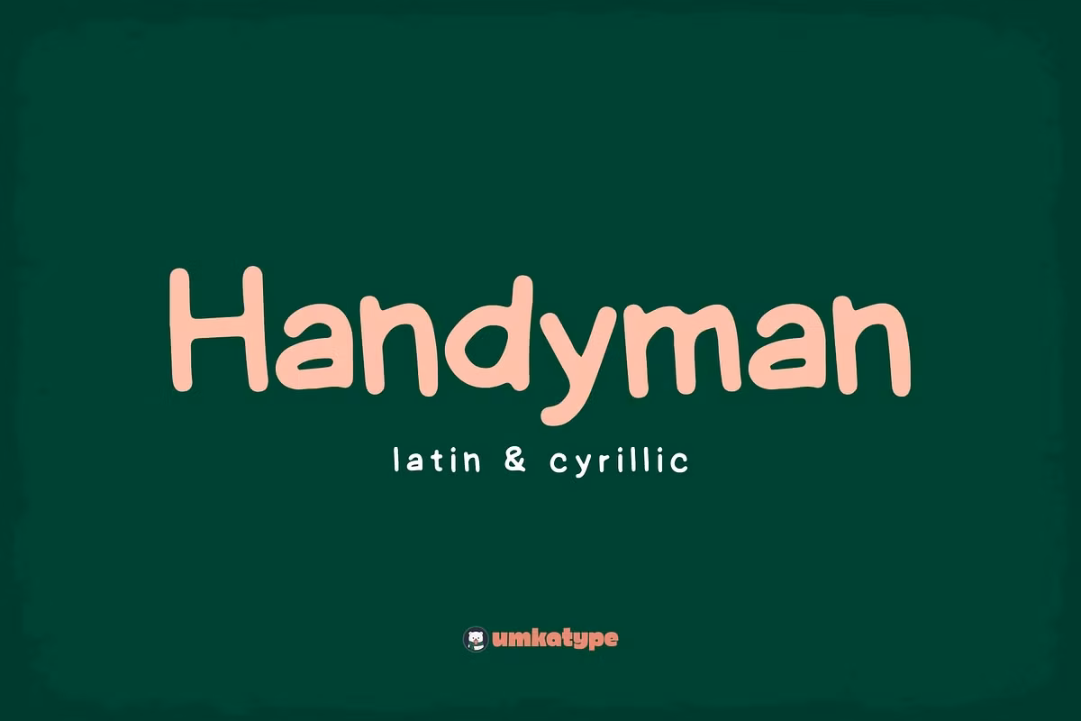 Handyman Handwritten Display Font Free Download Free Download