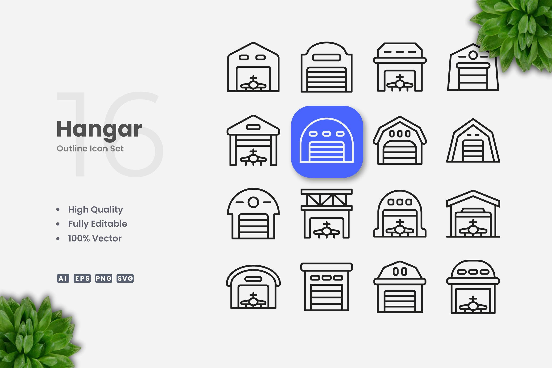 Hangar Outline Icons Free Download Hangar Outline Icons Free Download