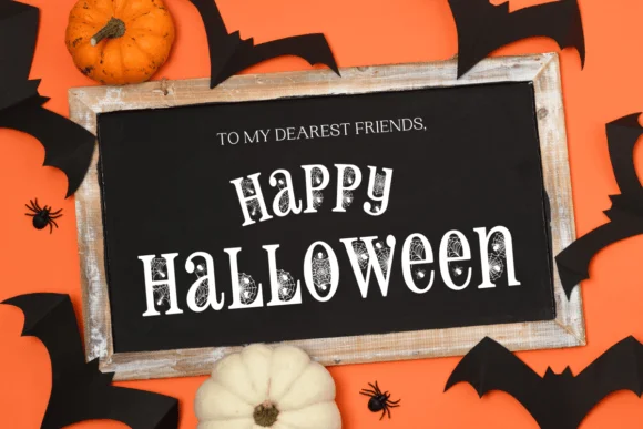 Happy H Halloween Font Font