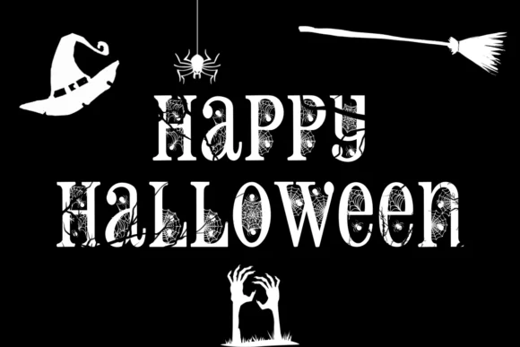 Happy H Halloween Font Font