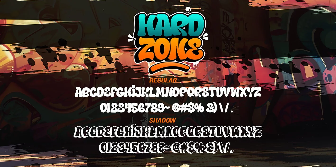 Hard Zone Graffiti Font