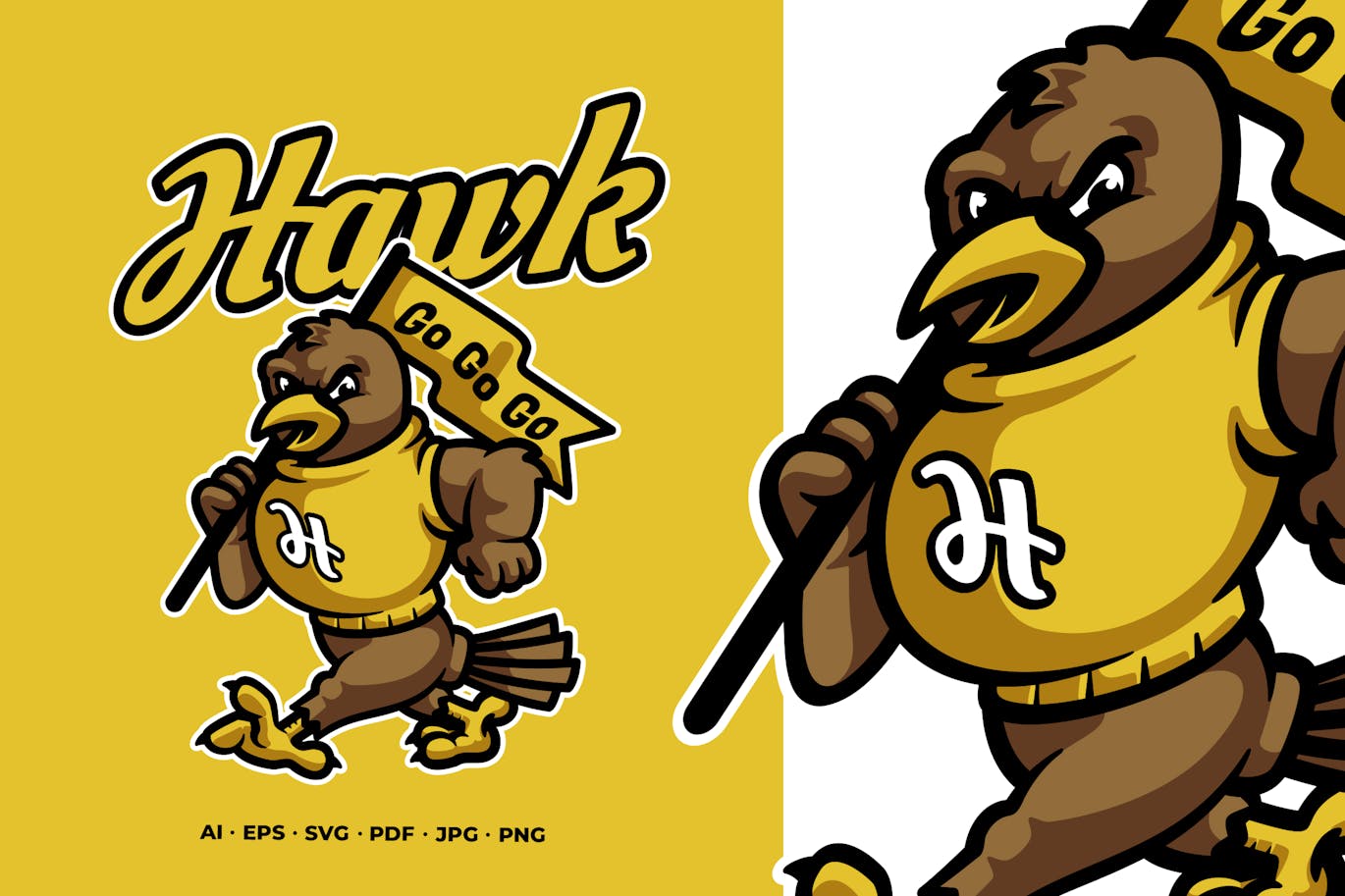 Hawk Mascot Logo for Baseball Gaming and Sports Free Download Hawk Mascot Logo for Baseball Gaming and Sports Free Download