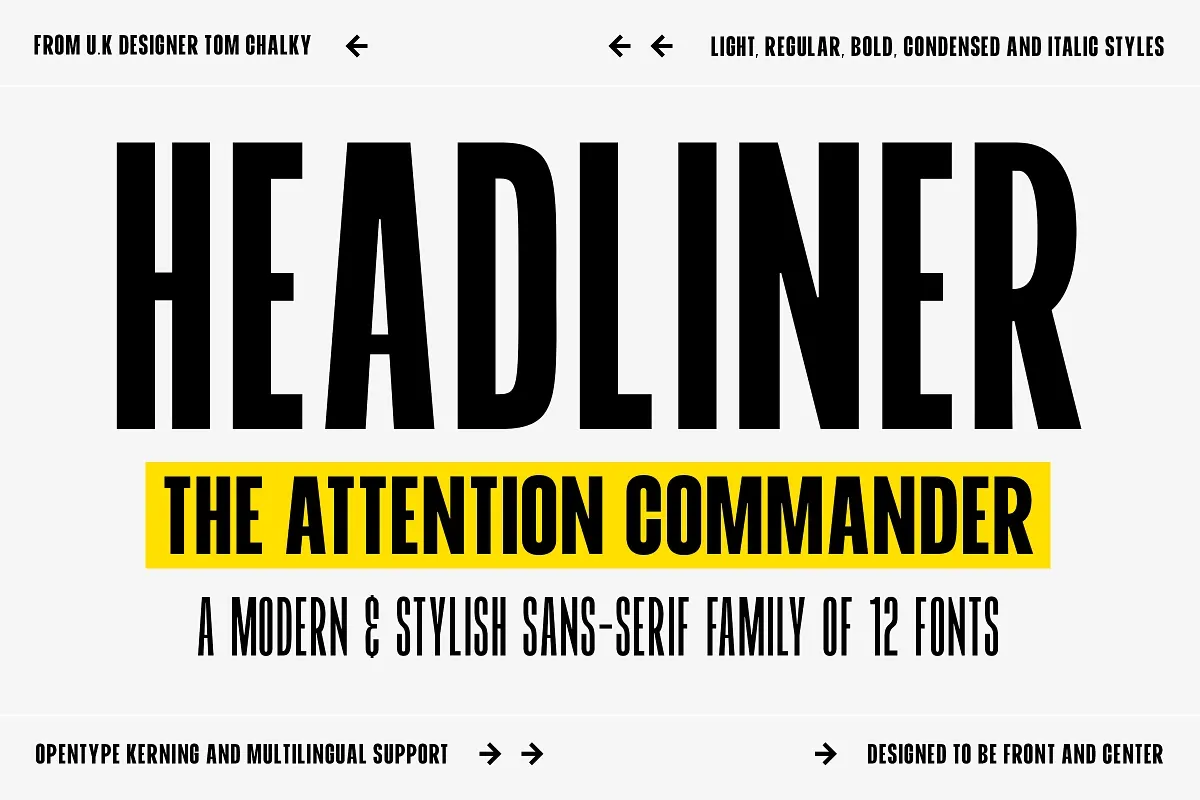 HEADLINER - A Powerful Sans Family Free Download Free Download HEADLINER - A Powerful Sans Family Free Download Free Download