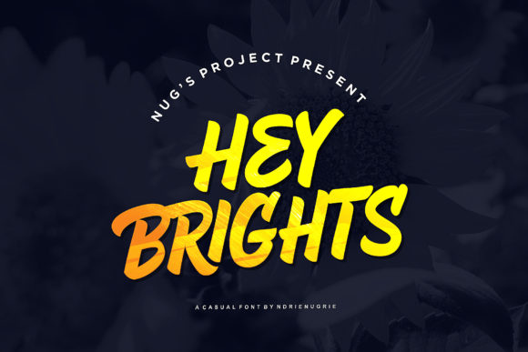 Hey Brights Font Free Download Hey Brights Font Free Download