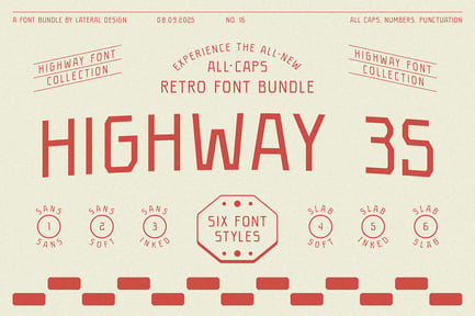 Highway 35 Font