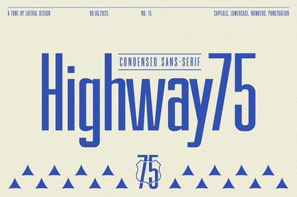 Highway 75 Font