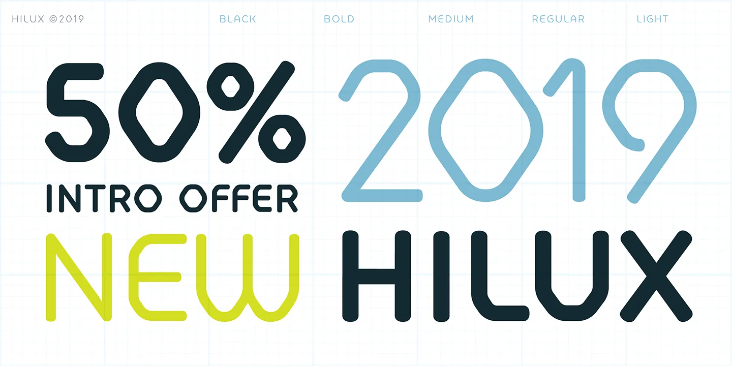 Hilux Font