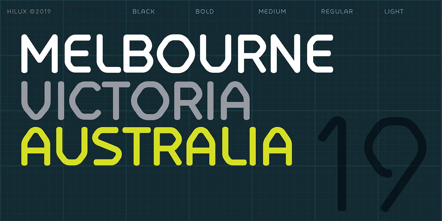 Hilux Font