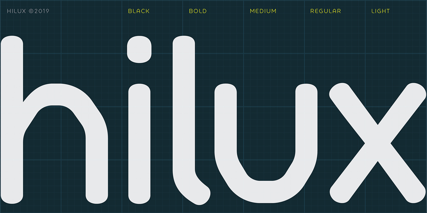 Hilux Font Free Download Hilux Font Free Download