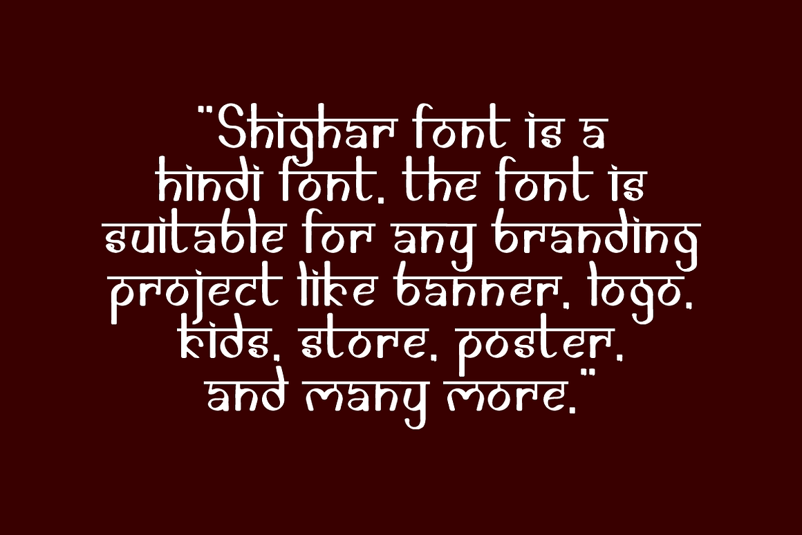 Shighar - Artdeco & Hindi Font Free Download Shighar - Artdeco & Hindi Font Free Download