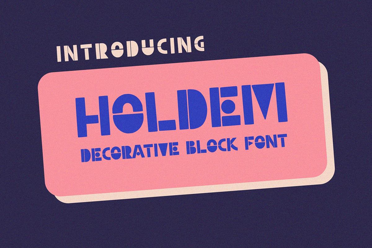 Holdem - Display Block Font Free Download Free Download Holdem - Display Block Font Free Download Free Download