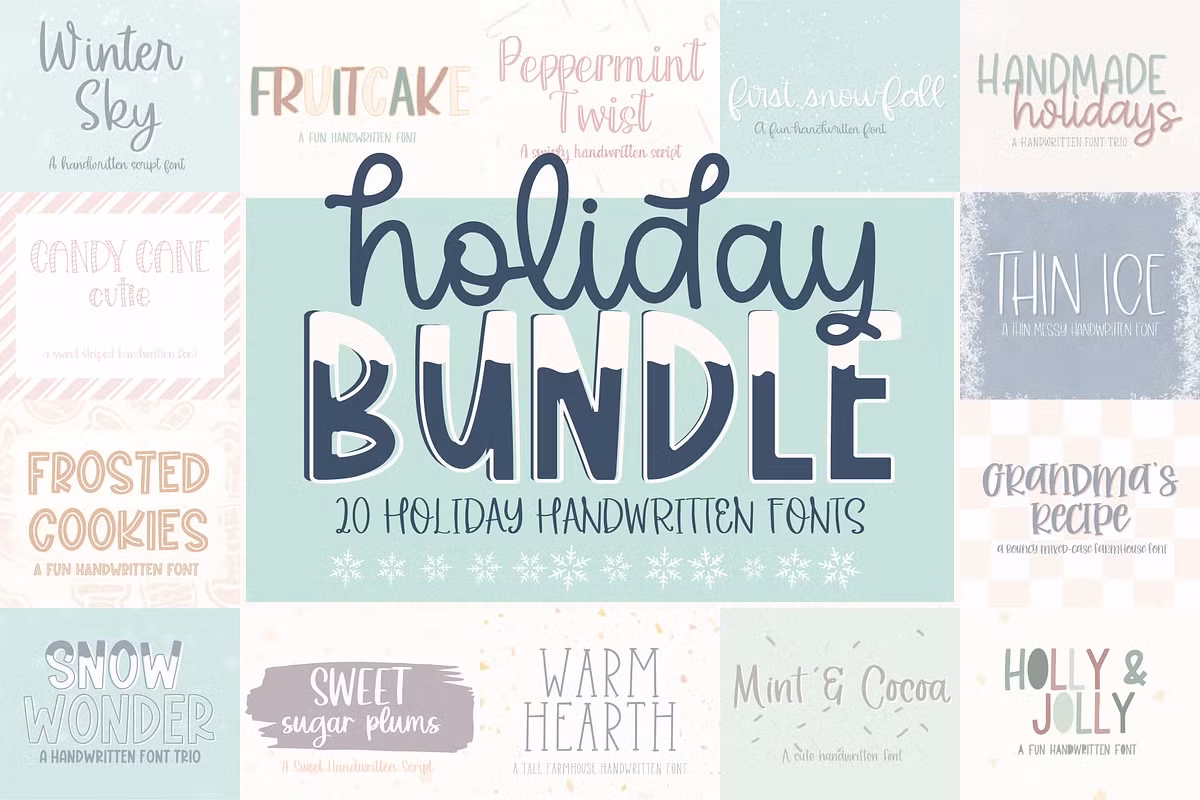 Holiday Handwritten Font Bundle Free Download Free Download Holiday Handwritten Font Bundle Free Download Free Download