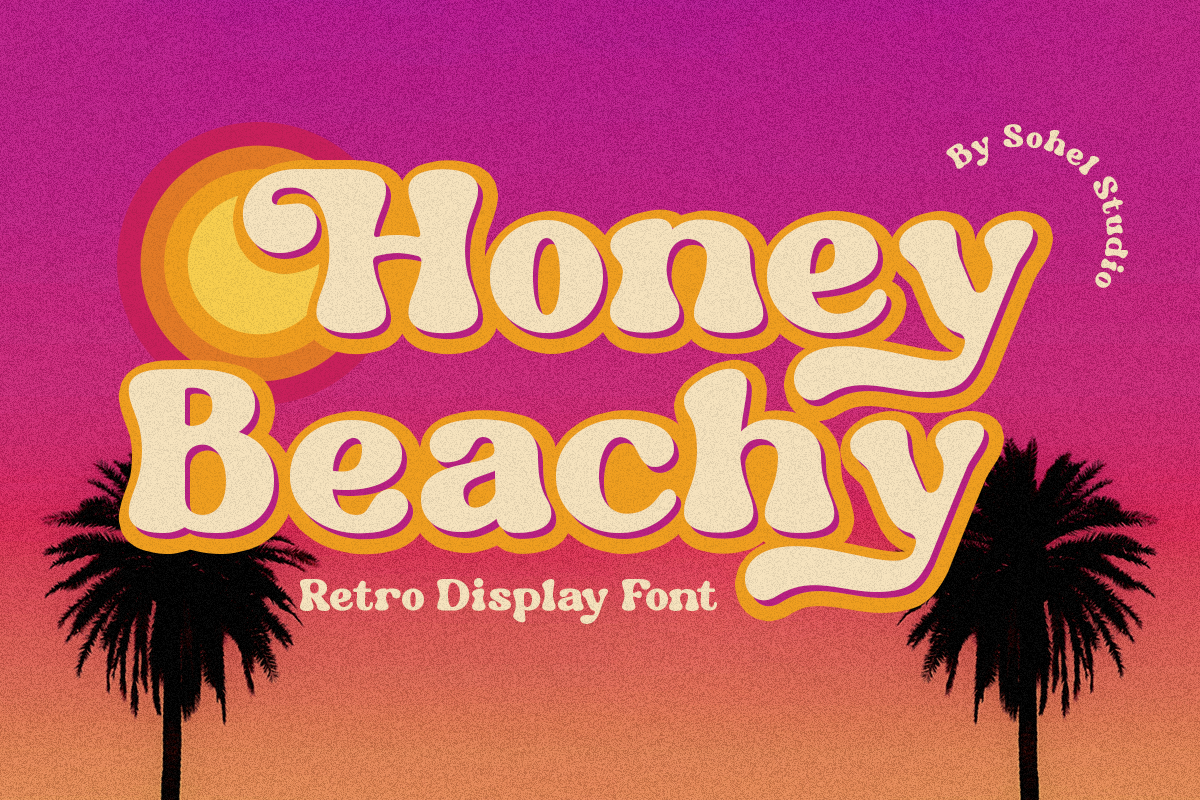 Honey Beachy - Poster & Banner Font Free Download Free Download Honey Beachy - Poster & Banner Font Free Download Free Download