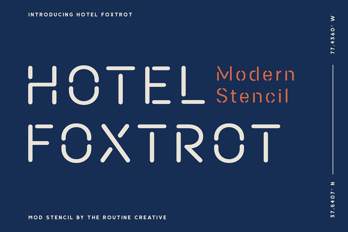 Hotel Foxtrot - Modern Stencil Free Download Free Download Hotel Foxtrot - Modern Stencil Free Download Free Download