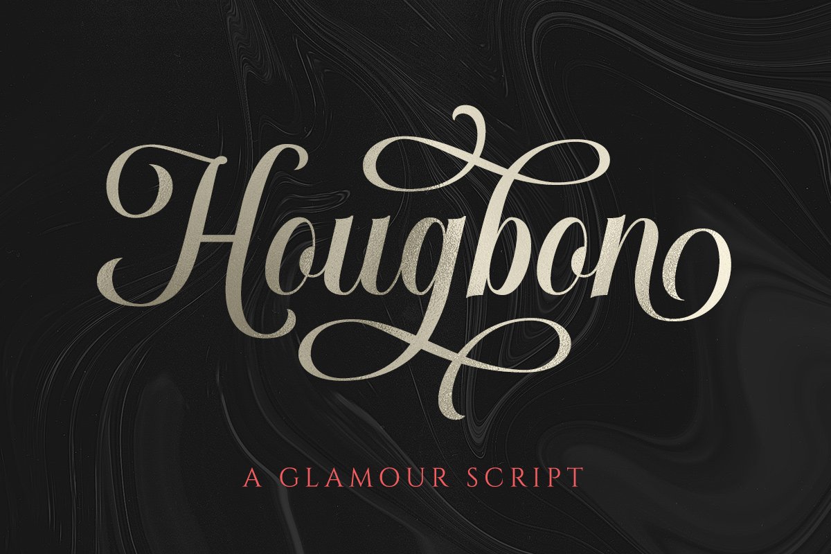 Hougbon Script Font Free Download Hougbon Script Font Free Download