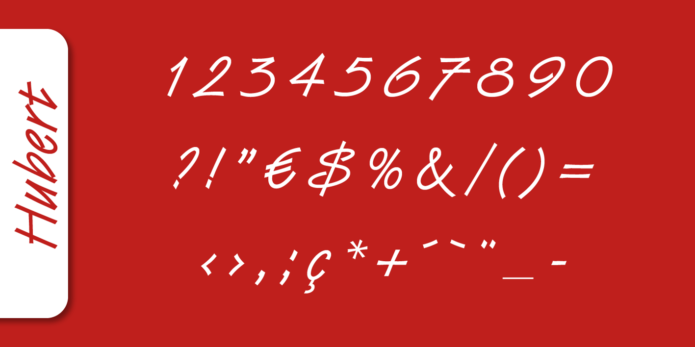 Hubert Font Free Download Hubert Font Free Download