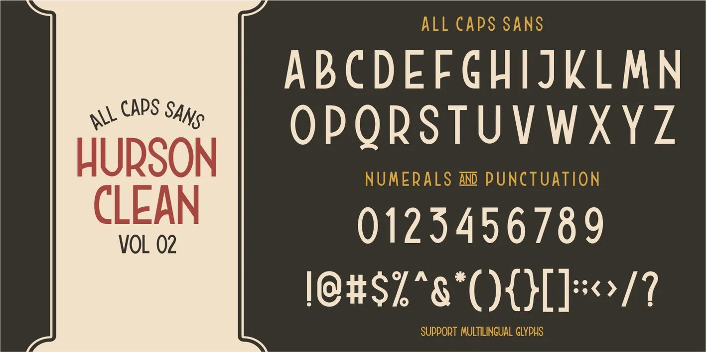 Hurson Clean Font