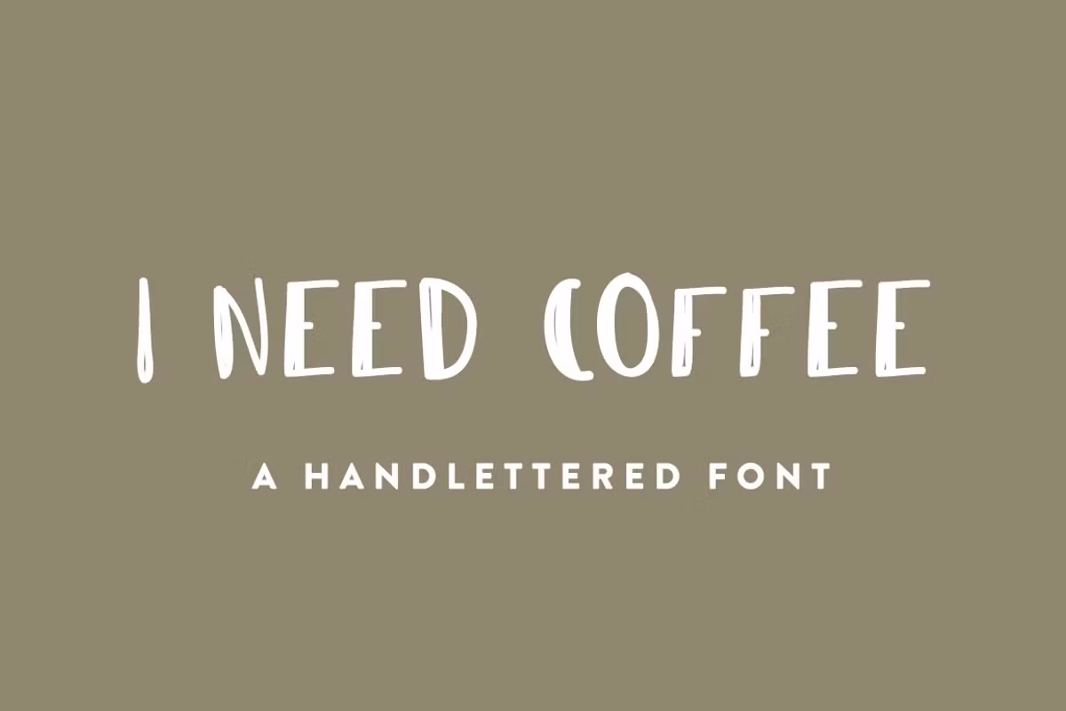 I Need Coffee Font Free Download Free Download