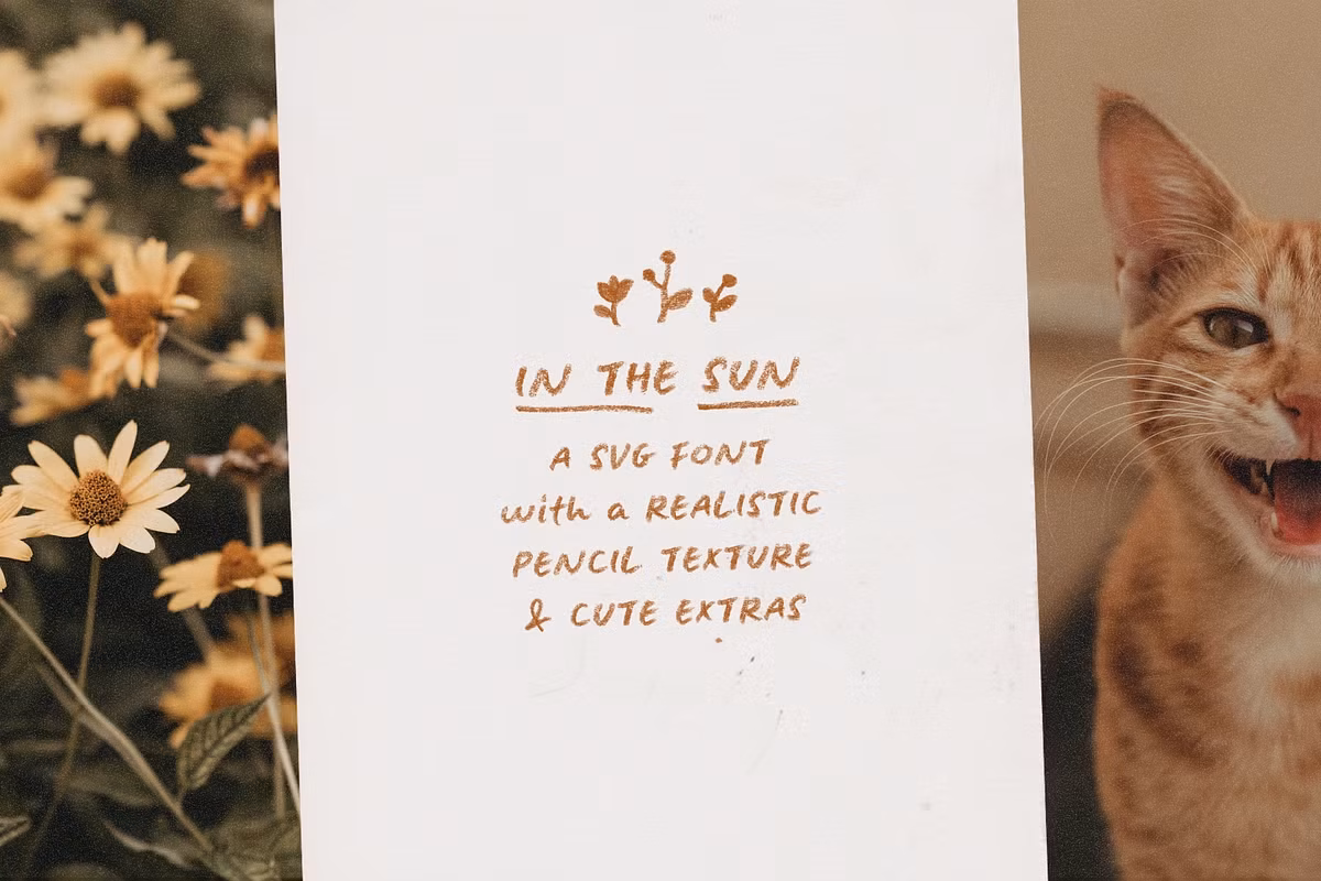 In The Sun handwritten SVG font Free Download Free Download In The Sun handwritten SVG font Free Download Free Download