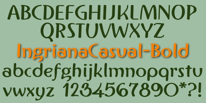 Ingriana Casual Font Free Download Ingriana Casual Font Free Download