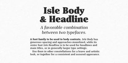 Isle Headline Font Free Download Free Download