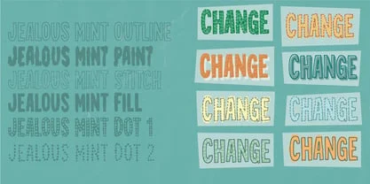 Jealous Mint Font