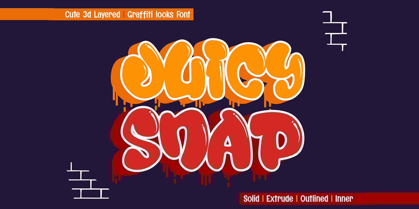 Juicy Snap Outline Font Free Download Juicy Snap Outline Font Free Download