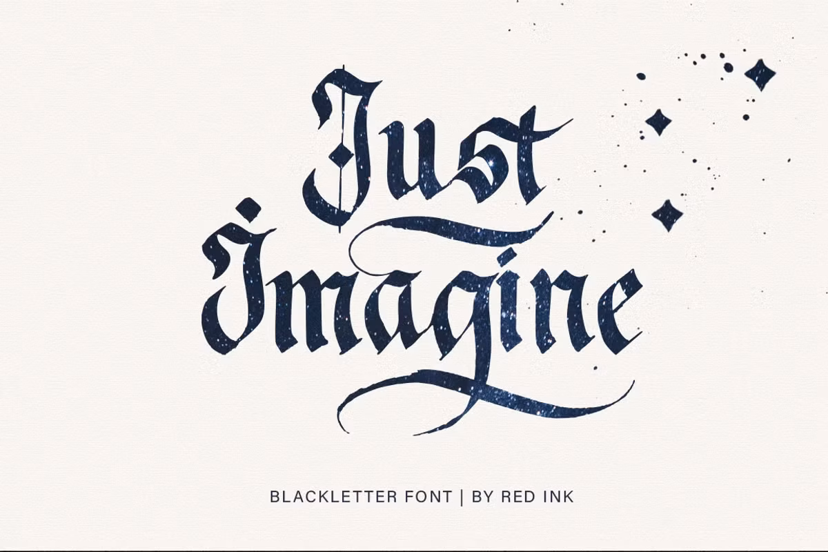 Just Imagine. Blackletter Font. Free Download Free Download Just Imagine. Blackletter Font. Free Download Free Download