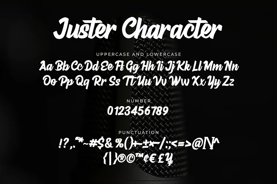 Juster Modern Script Font