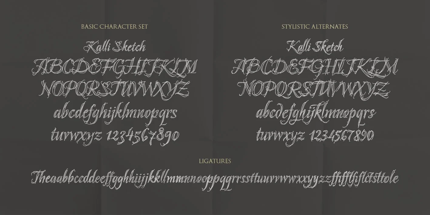 Kalli Sketch Font