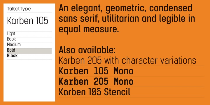 Karben 105 Font Free Download Karben 105 Font Free Download