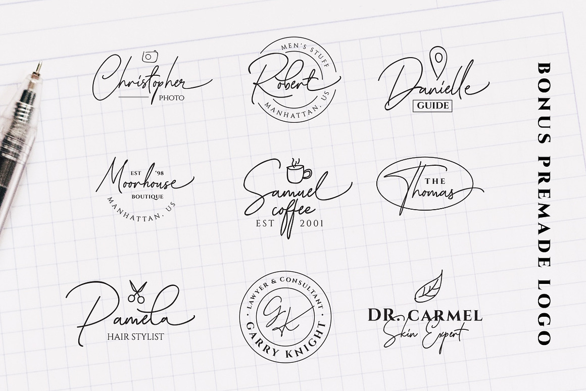 Katherine Script (+Premade Logo) Free Download Katherine Script (+Premade Logo) Free Download
