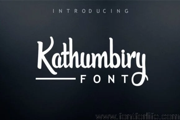 Kathumbiry Font Free Download