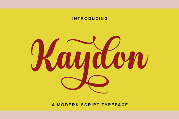 Kaydon Font Free Download Kaydon Font Free Download