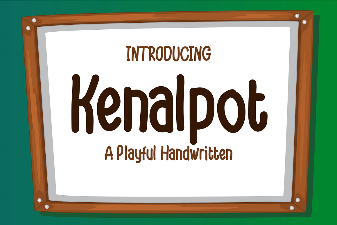 Kenalpot Playful Handwritten Font Free Download Kenalpot Playful Handwritten Font Free Download